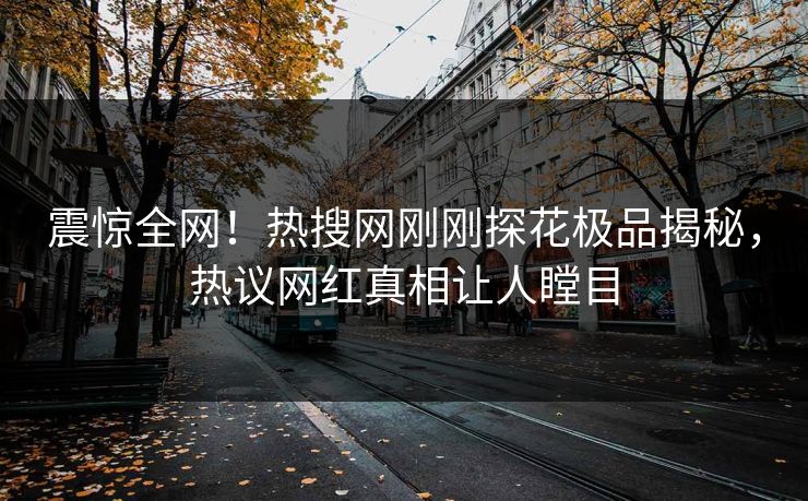 震惊全网！热搜网刚刚探花极品揭秘，热议网红真相让人瞠目  第1张