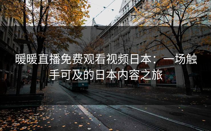 暖暖直播免费观看视频日本：一场触手可及的日本内容之旅